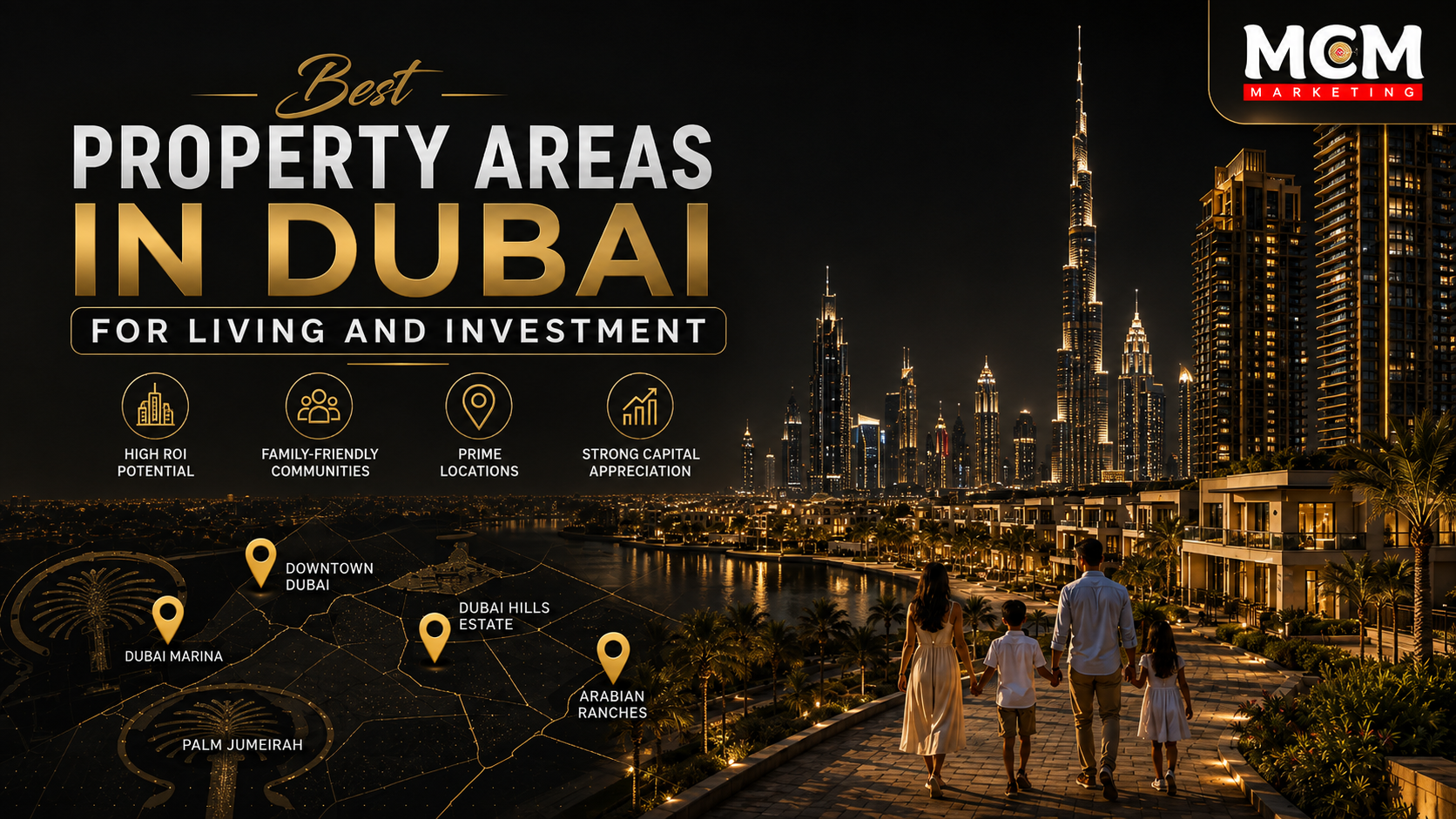 4 Best Property Areas in Dubai for Living and Investment